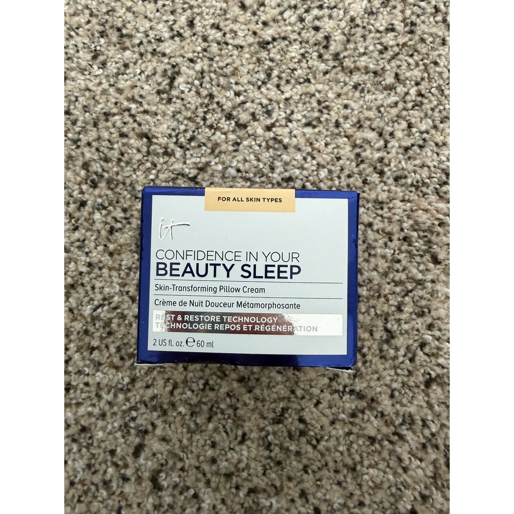 IT Cosmetics Confidence in Your Beauty Sleep Cream Moisturizer 2oz Nighttime NIB